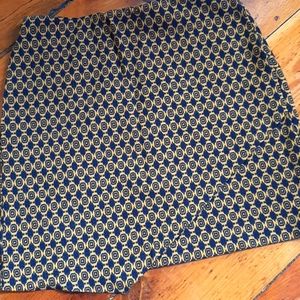 CAbi mini skirt with assymetric front detail